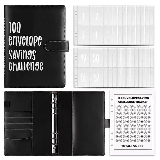 100 Envelope Saving Challenge | Classic Solid